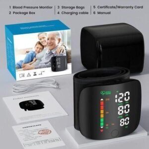Rechargeable Wrist Digital Blood Pressure Monitor Machine